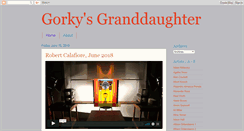 Desktop Screenshot of gorkysgranddaughter.com